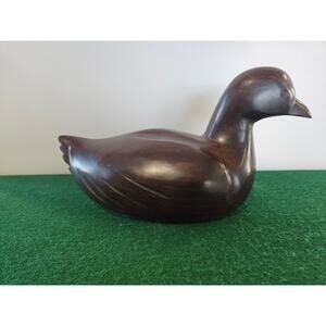 Hand Carved Ironwood Duck